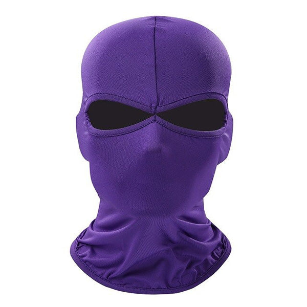 Violetti 2 reikää sisältävä balaclava