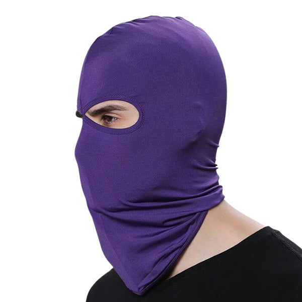 Violetti 2 reikää sisältävä balaclava